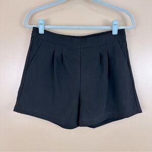Cyrus Black Pleated Front Dressy Shorts Small Whimsigoth Academia Capsule Preppy